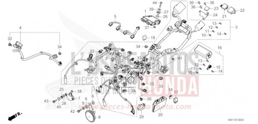 WIRE HARNESS CBR650RAM de 2021